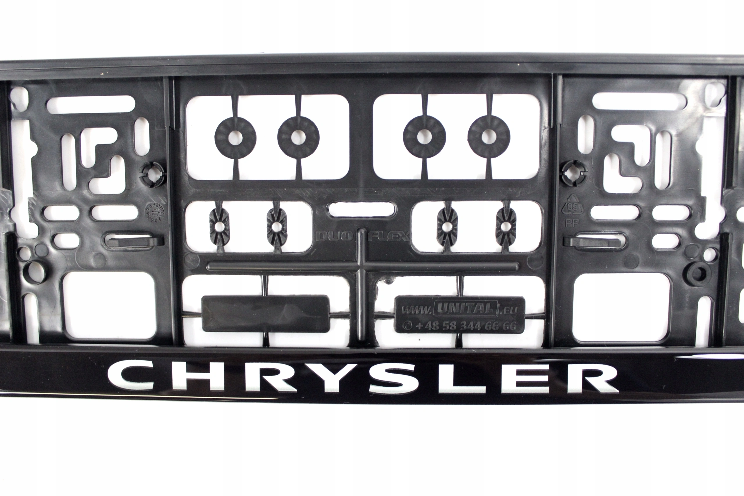 Skiltholder logo Chrysler │ Nummerskiltholder License Plate Frame - sett 2 stk. – bilde 4
