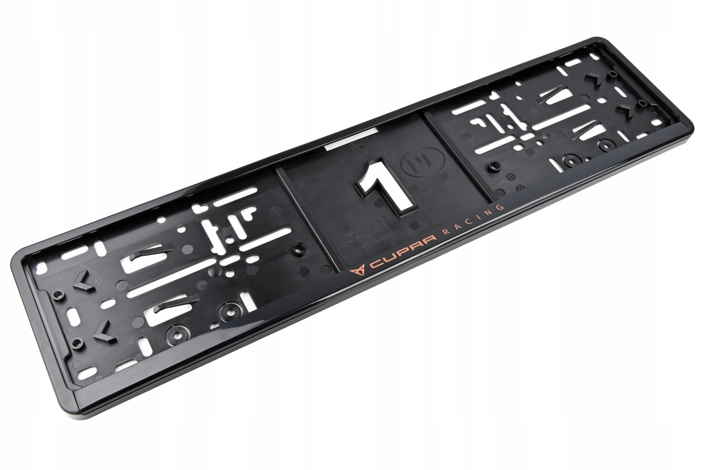 Skiltholder logo Cupra Racing │ Nummerskiltholder License Plate Frame - sett 2 stk. – bilde 3