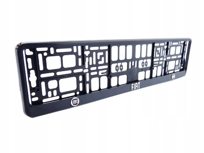 Skiltholder logo Fiat │ 3D Skiltplate Ramme med Fiat-logo - 1 stk.