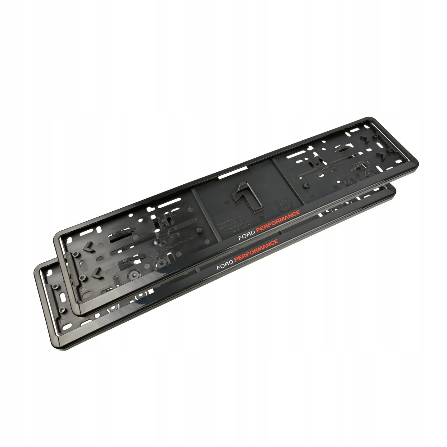 Skiltholder logo Ford Performance Edition │ Nummerskiltholder License Plate Frame - sett 2 stk. Image 1
