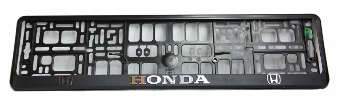 Skiltholder logo Honda │ 3D Skiltplate Ramme med Honda-logo - 1 stk.