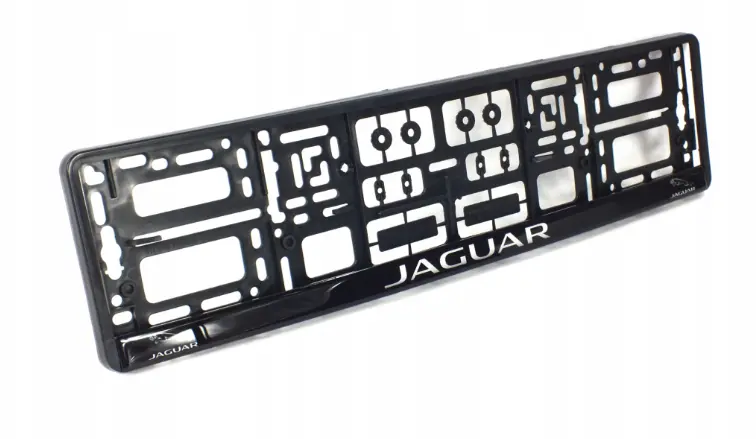 Skiltholder logo Jaguar Black & White Premium Edition - 1 stk. Image 1