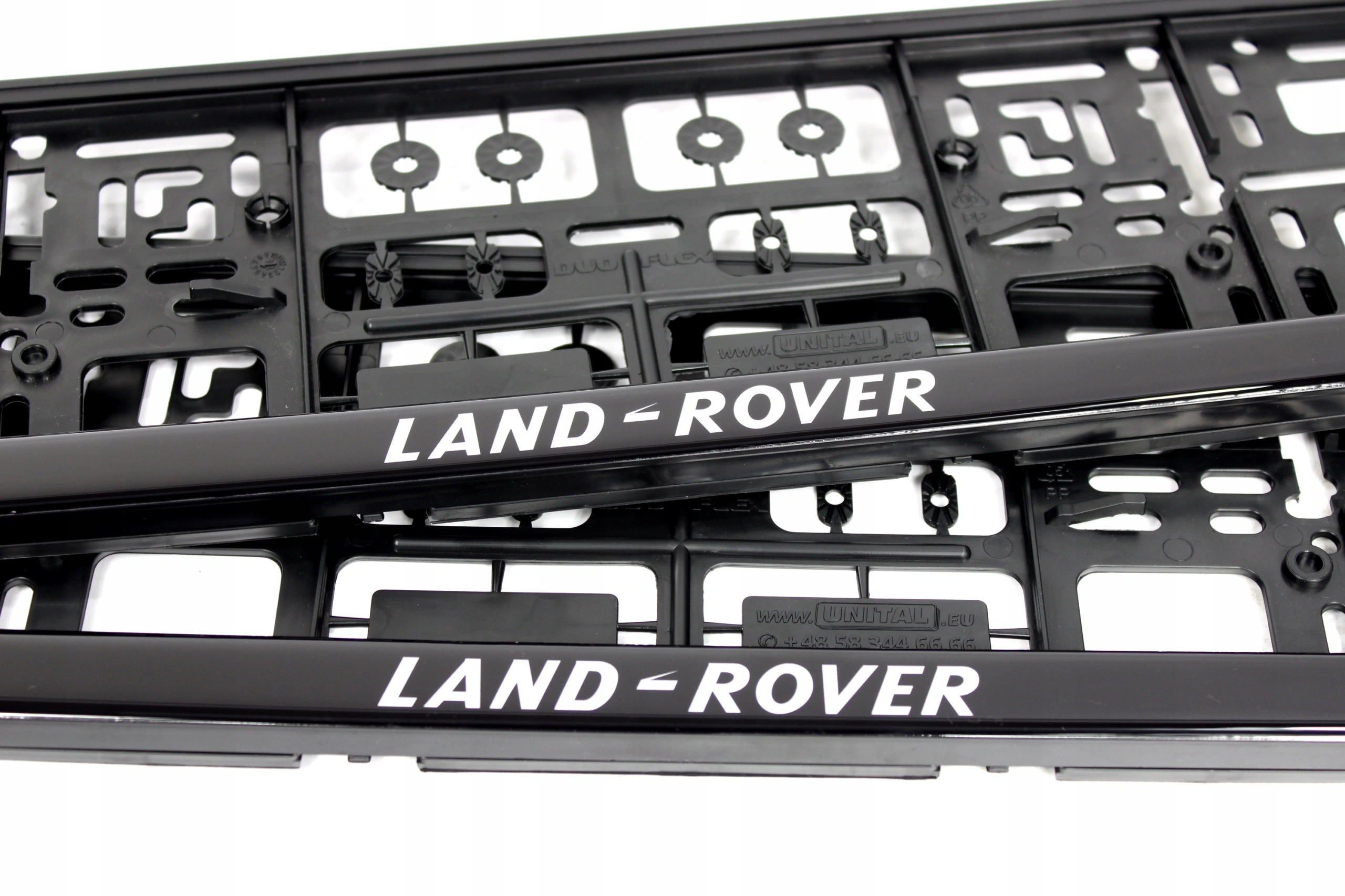 Skiltholder logo Land Rover │ Nummerskiltholder License Plate Frame - sett 2 stk. – bilde 3