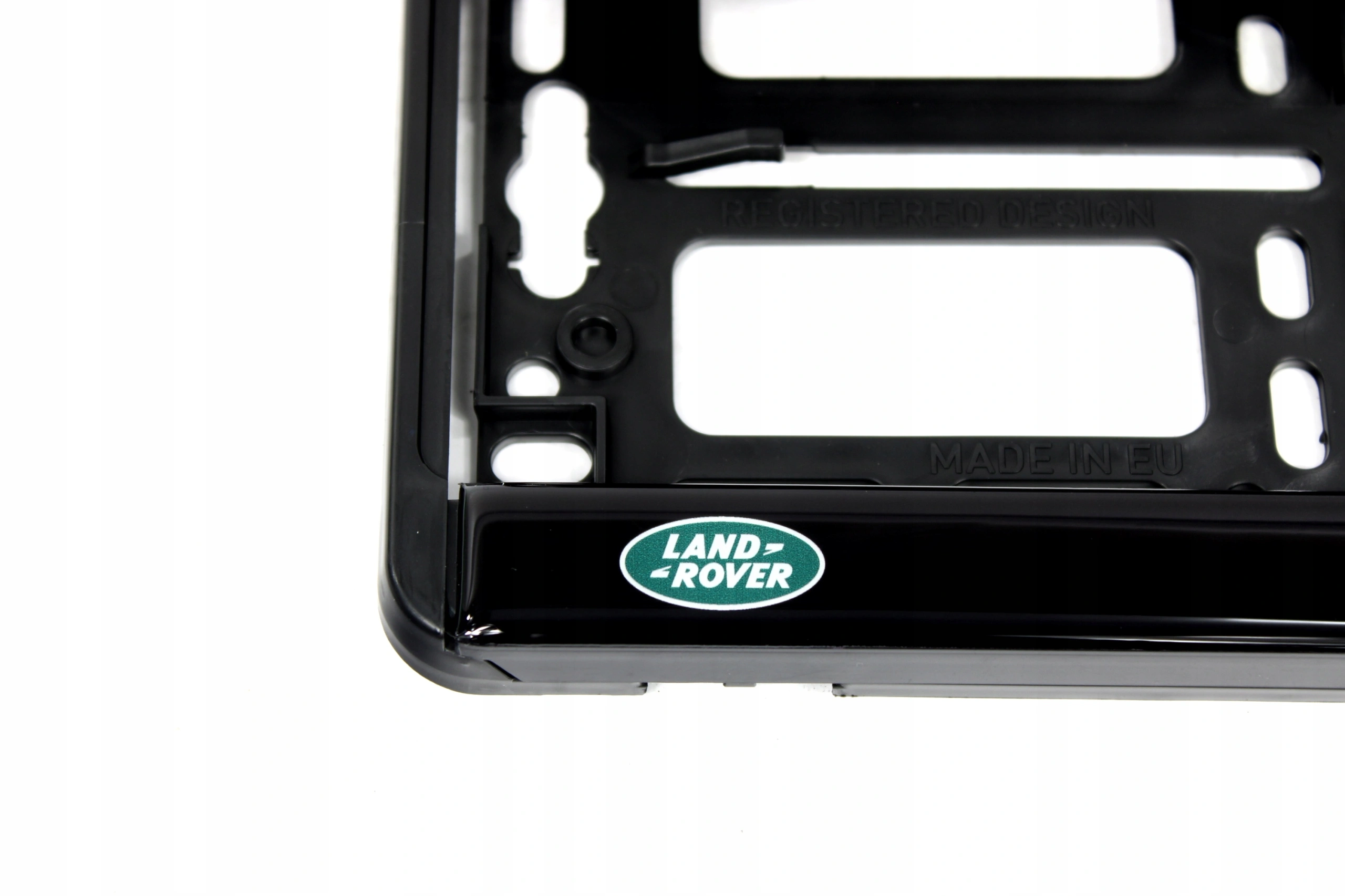 Skiltholder logo Land Rover │ Nummerskiltholder License Plate Frame - sett 2 stk. – bilde 4