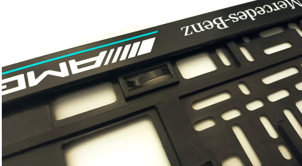 Skiltholder logo Mercedes-Benz AMG Petronas Formula 1 Team │ Nummerskiltholder License Plate Frame - 1 stk. Image 4