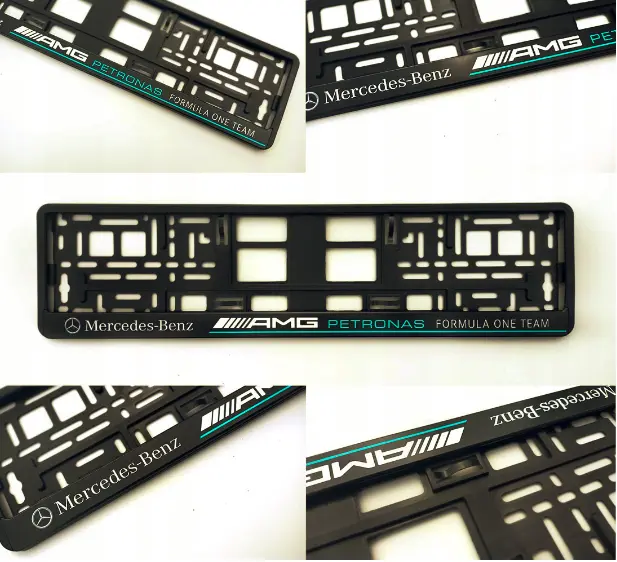 Skiltholder logo Mercedes-Benz AMG Petronas Formula 1 Team │ Nummerskiltholder License Plate Frame - 1 stk. Image 5