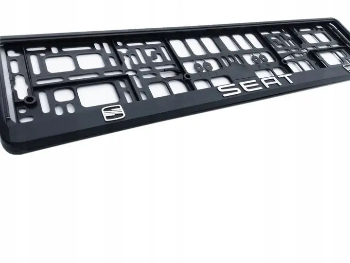 Skiltholder logo Seat León Cupra Toledo Alhambra Arona Ateca Ibiza Tarraco  1 STK.