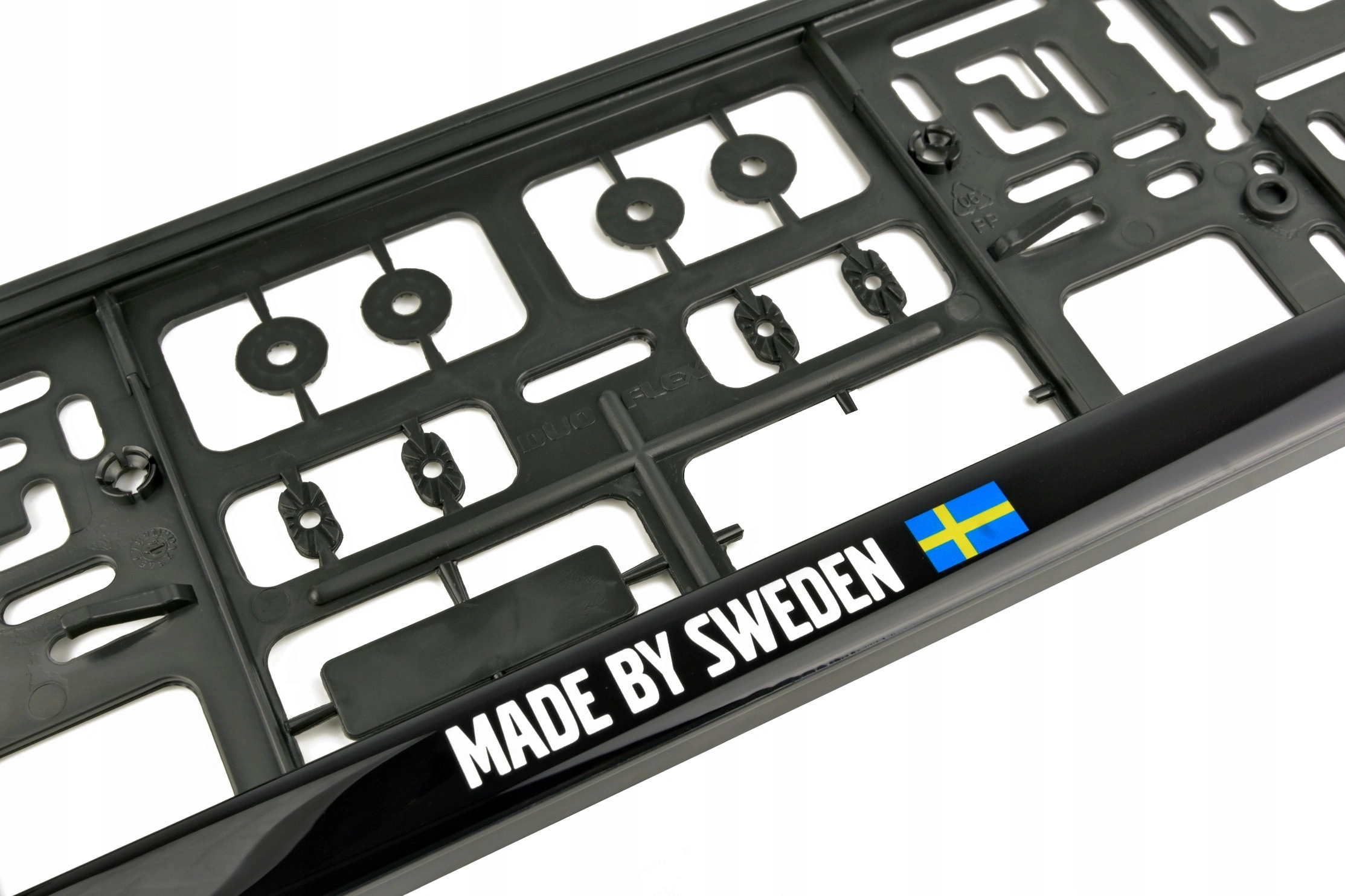 Skiltholder logo Volvo Made by Sweden │ Nummerskiltholder License Plate Frame - sett 2 stk.