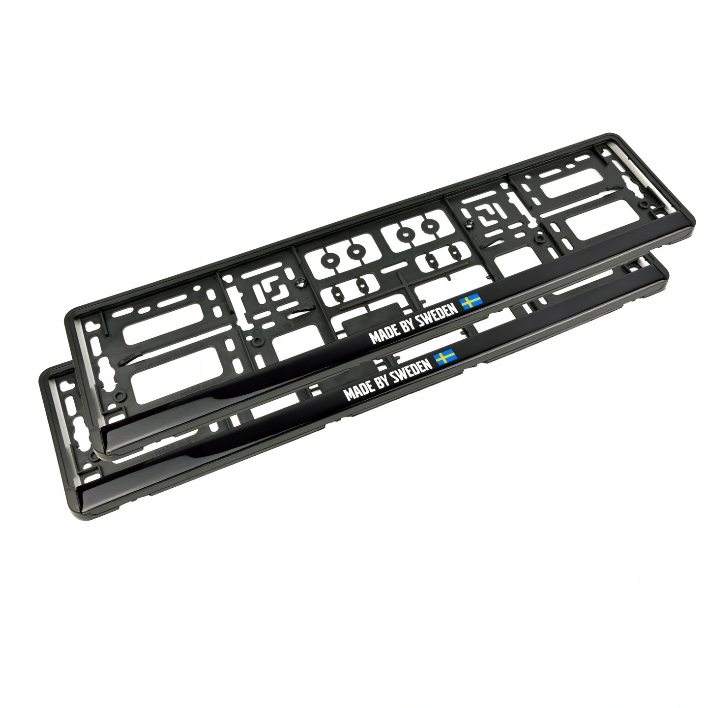 Skiltholder logo Volvo Made by Sweden │ Nummerskiltholder License Plate Frame - sett 2 stk. – bilde 2