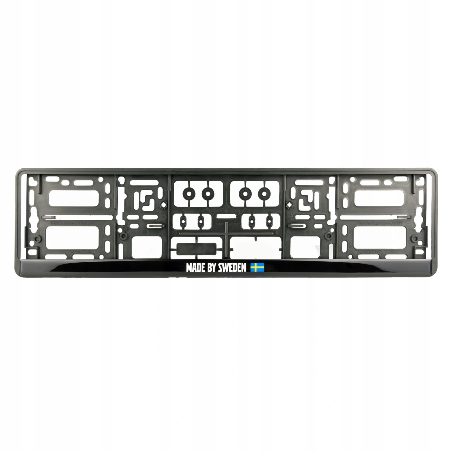 Skiltholder logo Volvo Made by Sweden │ Nummerskiltholder License Plate Frame - sett 2 stk. – bilde 3