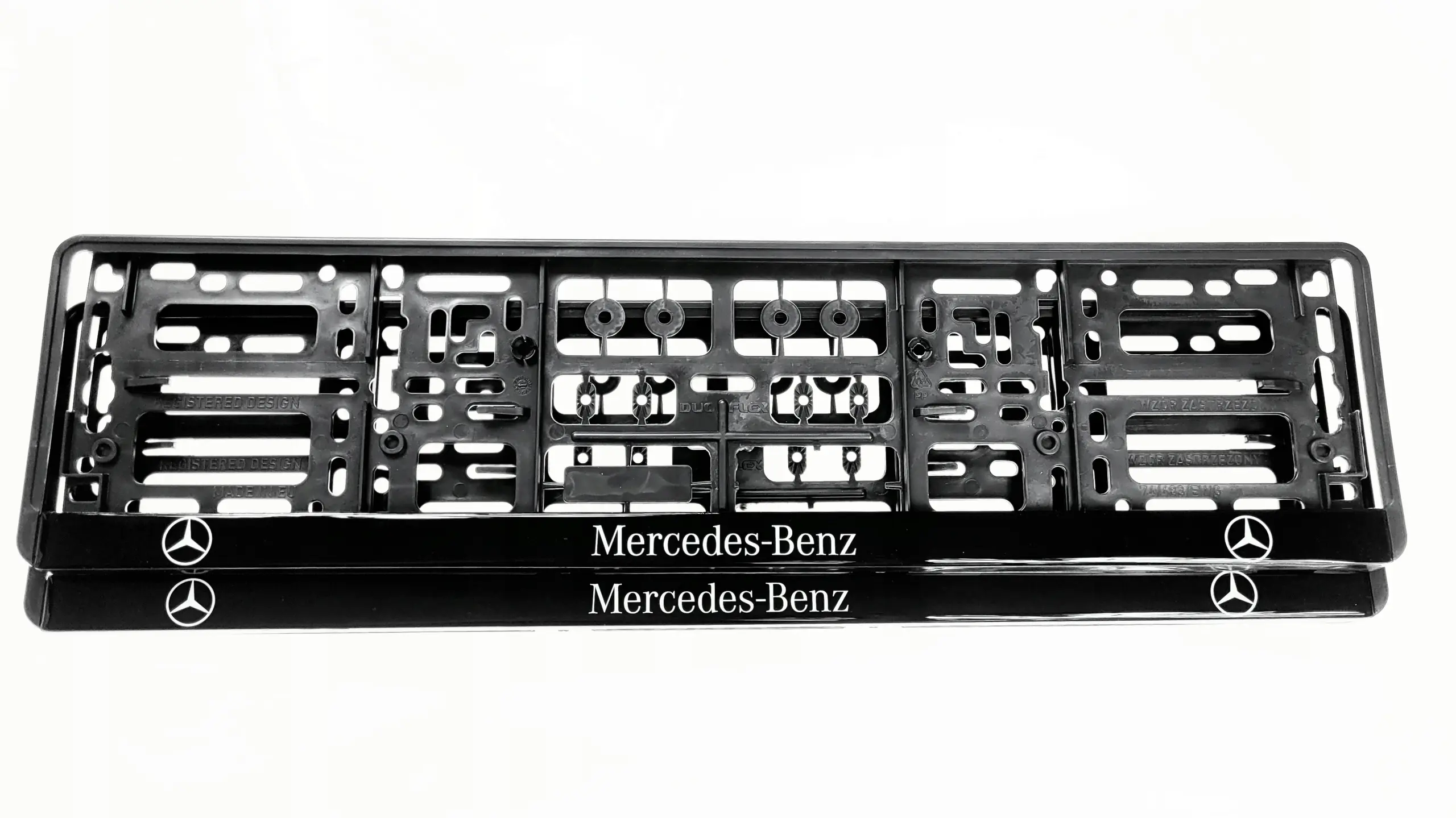 Skiltholder Mercedes-Benz Black Edition - sett 2 stk. – bilde 2