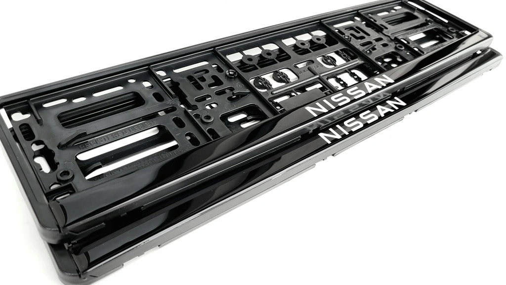 Skiltholder Nissan Black Edition │ Nummerskiltholder License Plate Frame  - sett 2 stk. – bilde 2