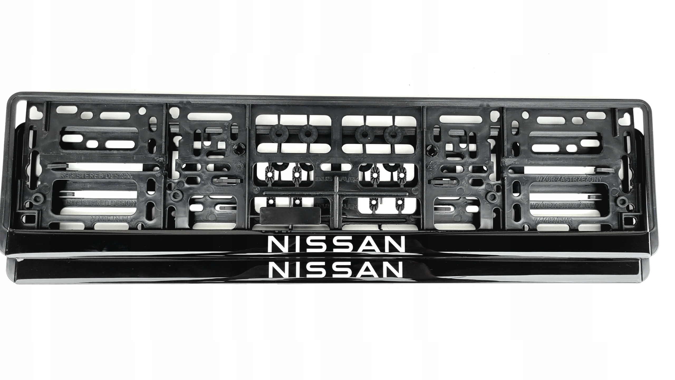 Skiltholder Nissan Black Edition │ Nummerskiltholder License Plate Frame  - sett 2 stk. – bilde 3