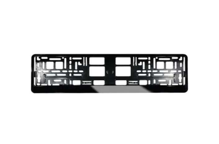 Skiltholder Svart Blank │ Nummerskiltholder License Plate Frame  - sett 2 stk. Image 3