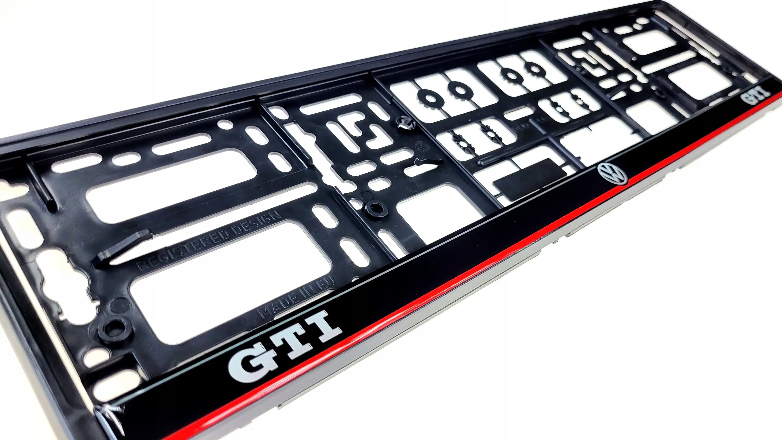 Skiltholder VW GTI Sport Edition │ Nummerskiltholder License Plate Frame - 1 stk.