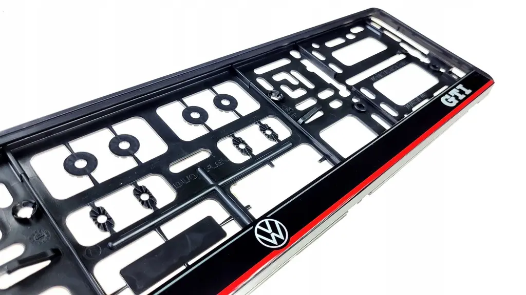 Skiltholder VW GTI Sport Edition │ Nummerskiltholder License Plate Frame - 1 stk. – bilde 2