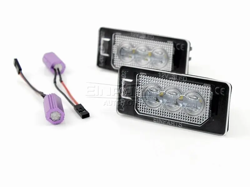 Skiltlys LED Audi / Seat / VW / PORSCHE sett 2 stk.
