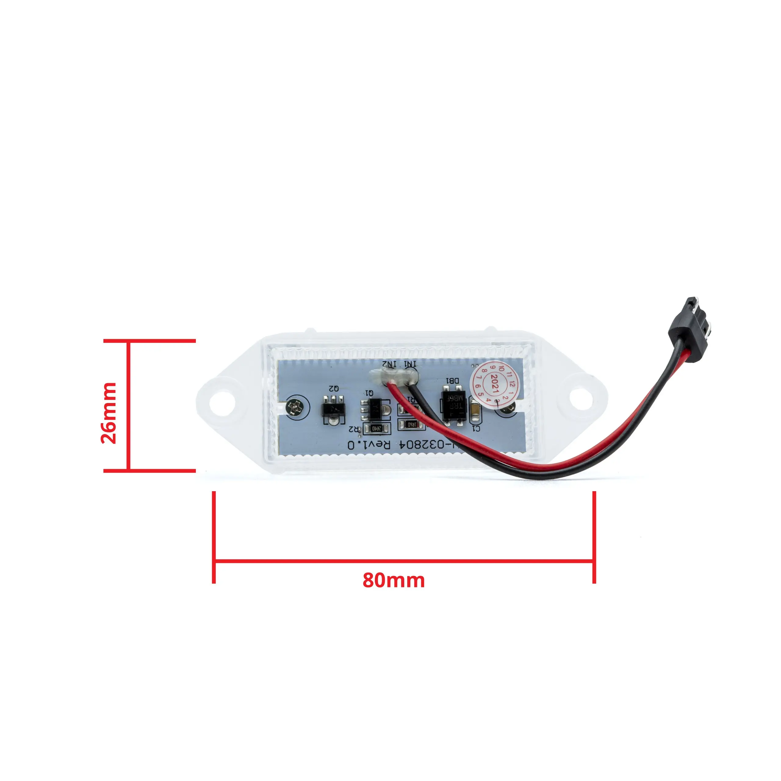 Skiltlys LED Mitsubishi Lancer 2001-2017 / Mitsubishi Lancer Evolution X 2007-2016 – bilde 6