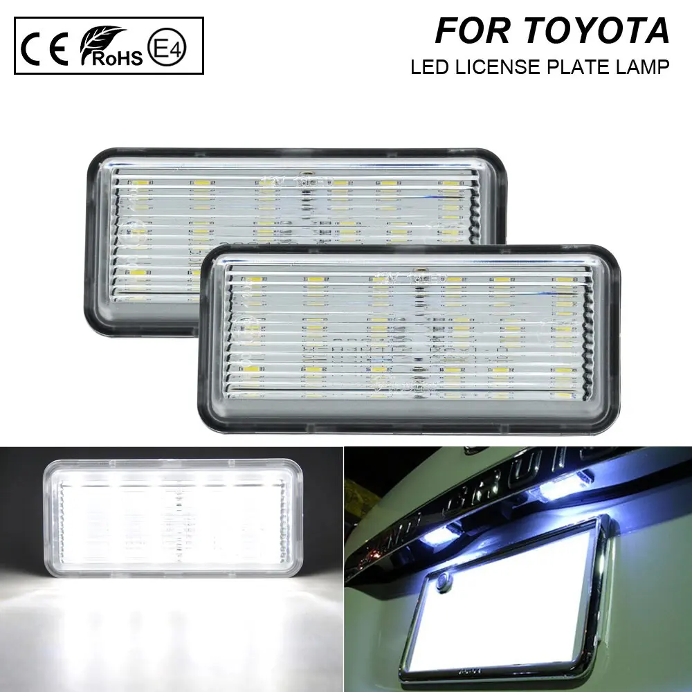 Skiltlys LED Toyota Land Cruiser / Lexus GX / LX - sett 2 stk.