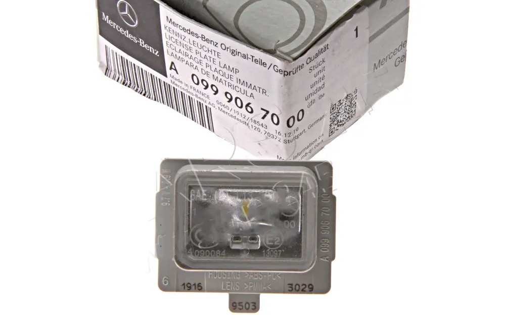 Skiltlys Mercedes-Benz EQC (N293) 2019 - 2023