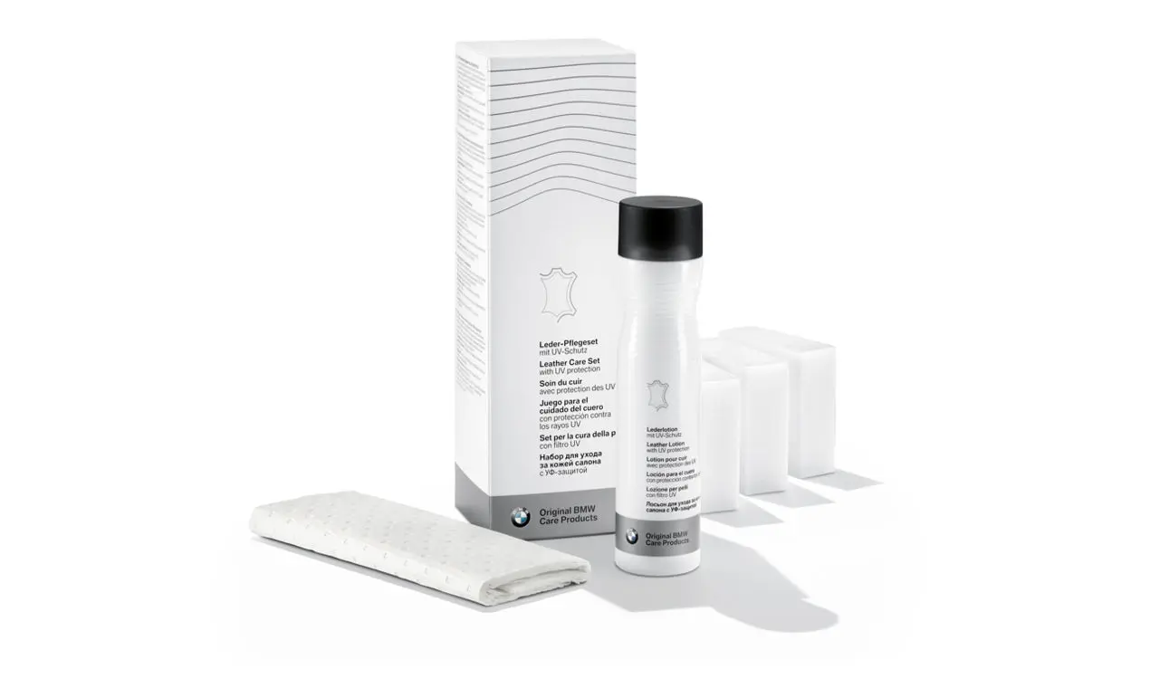 Skinnpleie sett BMW Lederpflege-Set │ Genuine® Leather care kit with UV protection Set Image 1