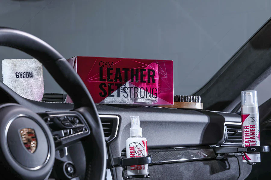Skinnpleiesett Gyeon Q²M Leather Set Strong │ Sett for rengjøring og pleie av skinn – bilde 19