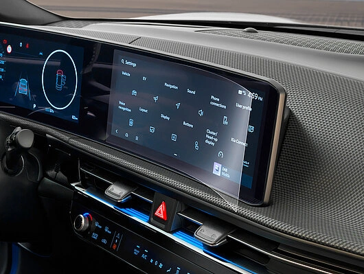 Skjermbeskyttelse Kia EV6 Facelift 2024 -> │ Skjermbeskyttelsesfilm - Genuine® Display protection film