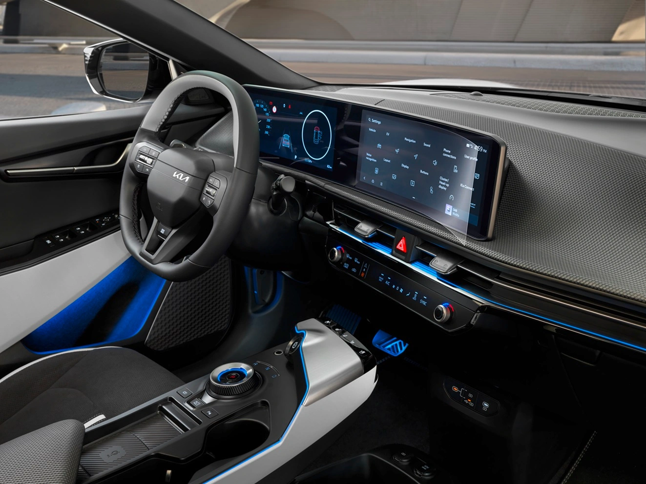 Skjermbeskyttelse Kia EV6 Facelift 2024 -> │ Skjermbeskyttelsesfilm - Genuine® Display protection film – bilde 2
