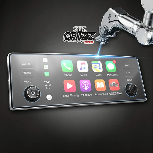 Skjermbeskytter 2-i-1 Tesla Model X Facelift (2025) │ Matt Anti-fingeravtrykk Film Grizz MatteScreen – bilde 6