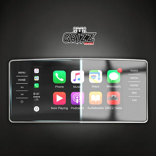 Skjermbeskytter Audi A3 8V 8" 2012 - 2019 │ Matt Anti-fingeravtrykk Film Grizz MatteScreen – bilde 2