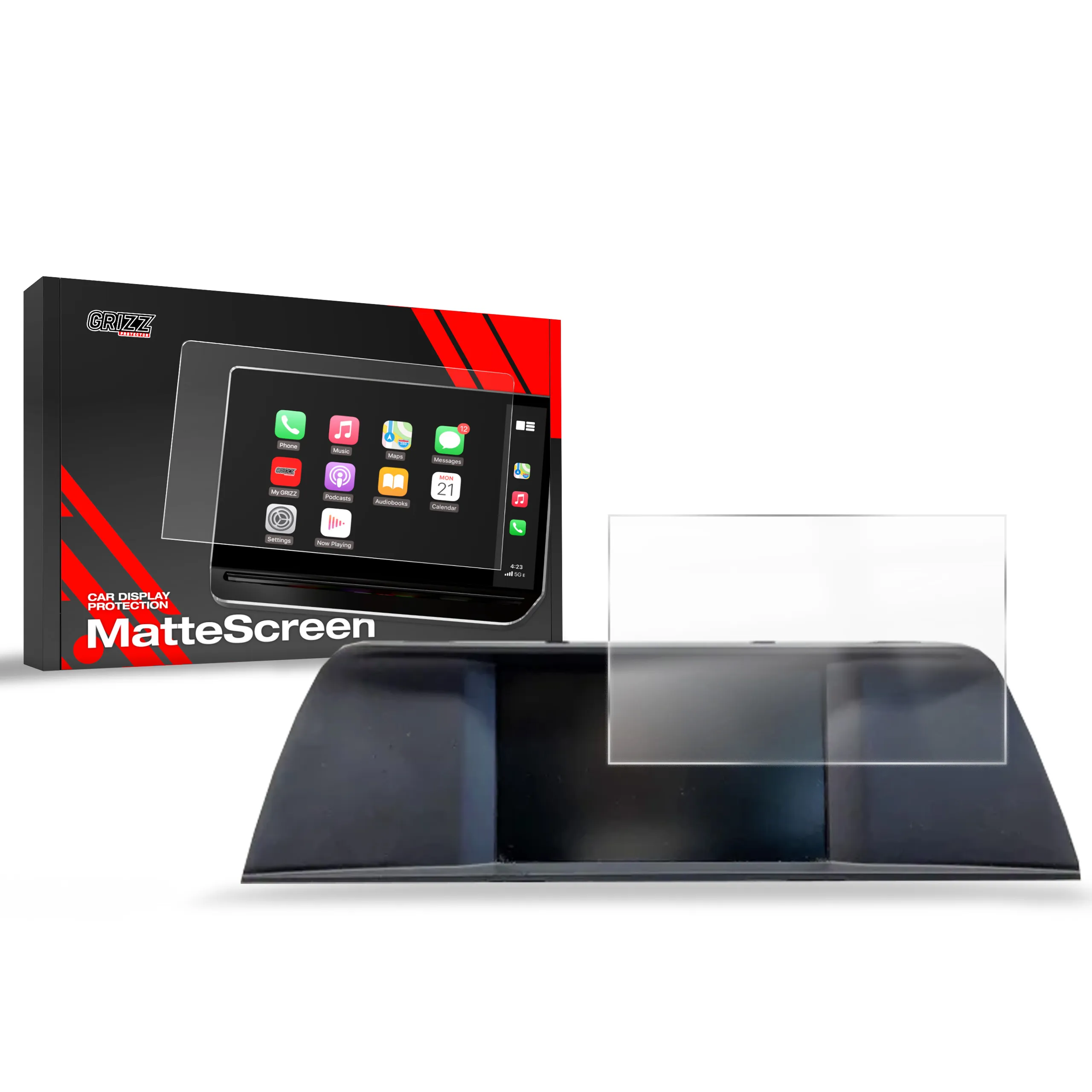 Skjermbeskytter BMW 5 (F10/F11) 6,5" 2010 - 2013 │ Matt Anti-fingeravtrykk Film Grizz MatteScreen Image 1