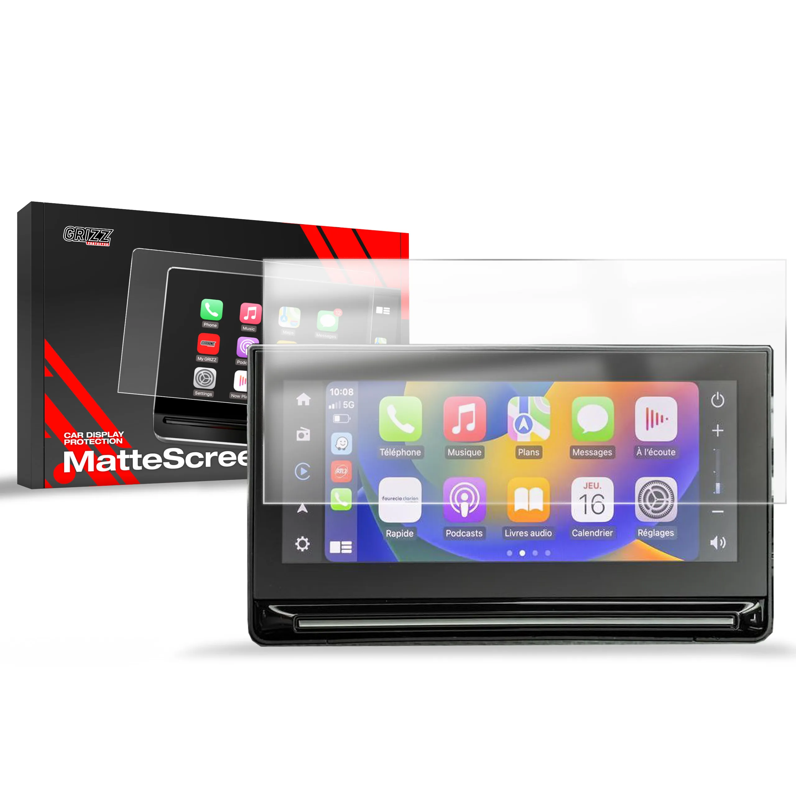 Skjermbeskytter Citroen C3 10,25" 2024 - 2025 │ Matt Anti-fingeravtrykk Film Grizz MatteScreen