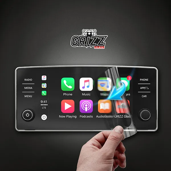 Skjermbeskytter Dodge Ram 2500 12,3" 2019 - 2025 │ Matt Anti-fingeravtrykk Film Grizz MatteScreen Image 5