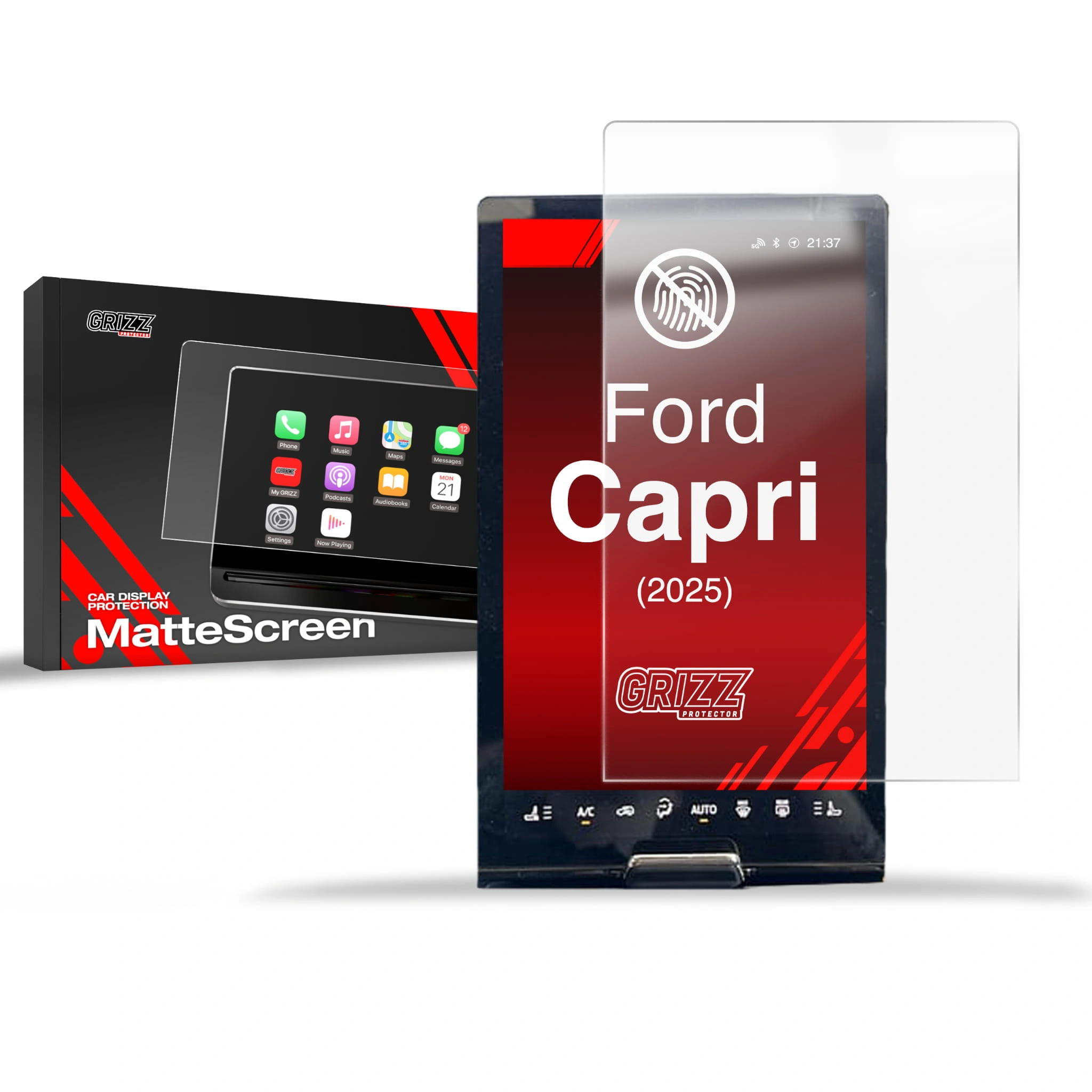Skjermbeskytter Ford Capri EV 2024 -> │ 14,6" Matt Anti-fingeravtrykk Film Grizz MatteScreen