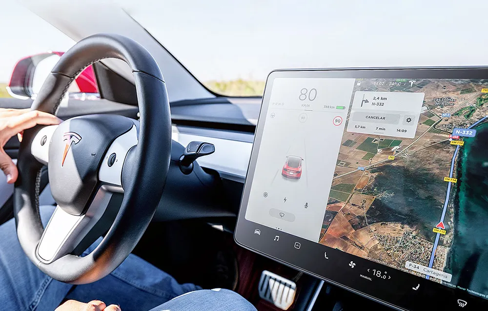 Skjermbeskytter herdet glass Tesla Model 3 / Model Y │ 15'' Baseus Crystal 0,3mm Anti-fingerprint Tempered Glass Film Image 7