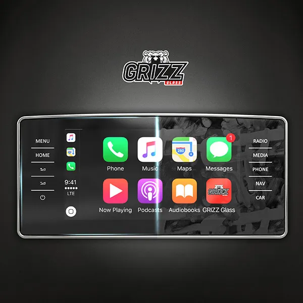 Skjermbeskytter Jeep Wrangler 12,3" 2024 - 2025 │ Matt Anti-fingeravtrykk Film Grizz MatteScreen – bilde 3