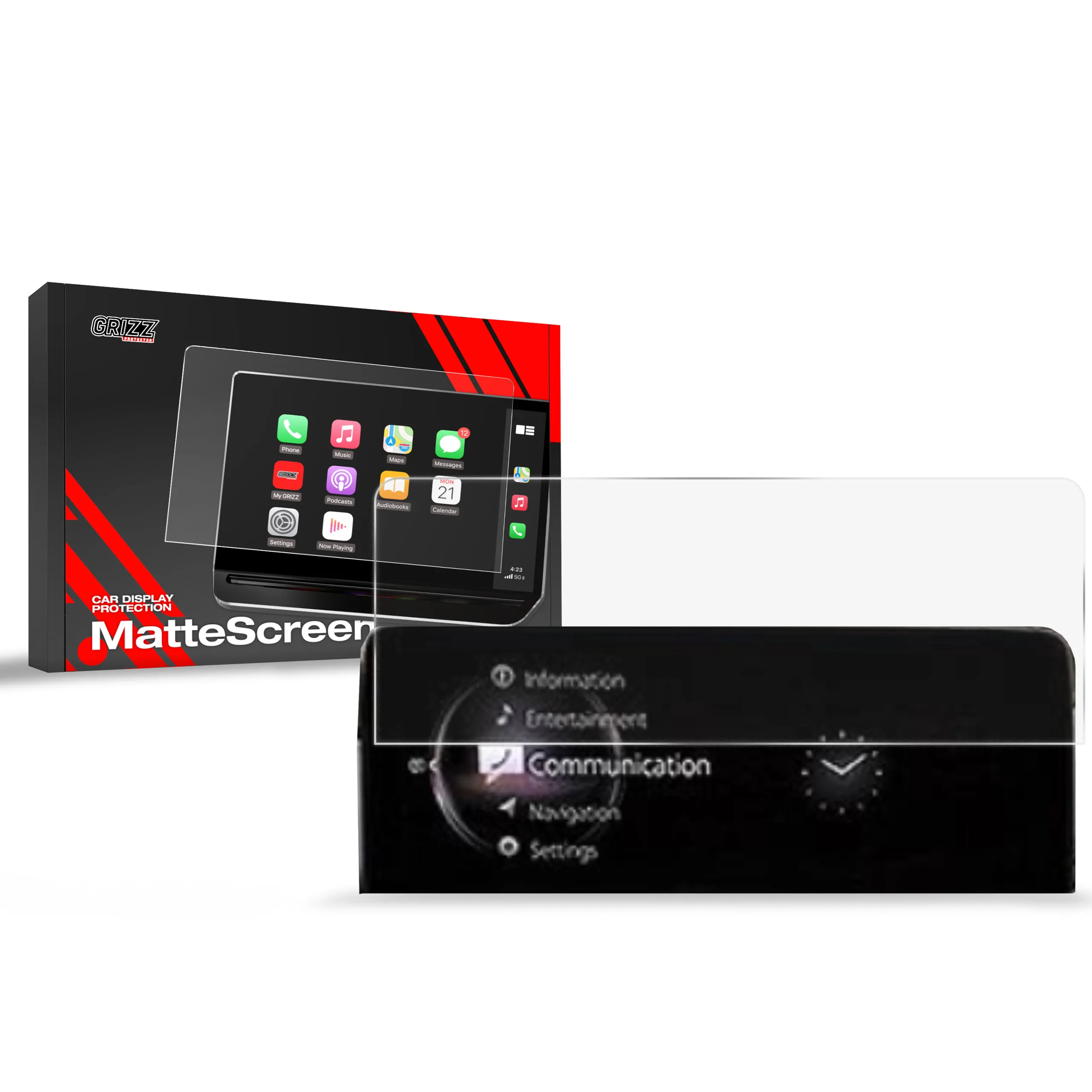 Skjermbeskytter Mazda CX-5 2 10,25" 2021 - 2025 │ Matt Anti-fingeravtrykk Film Grizz MatteScreen
