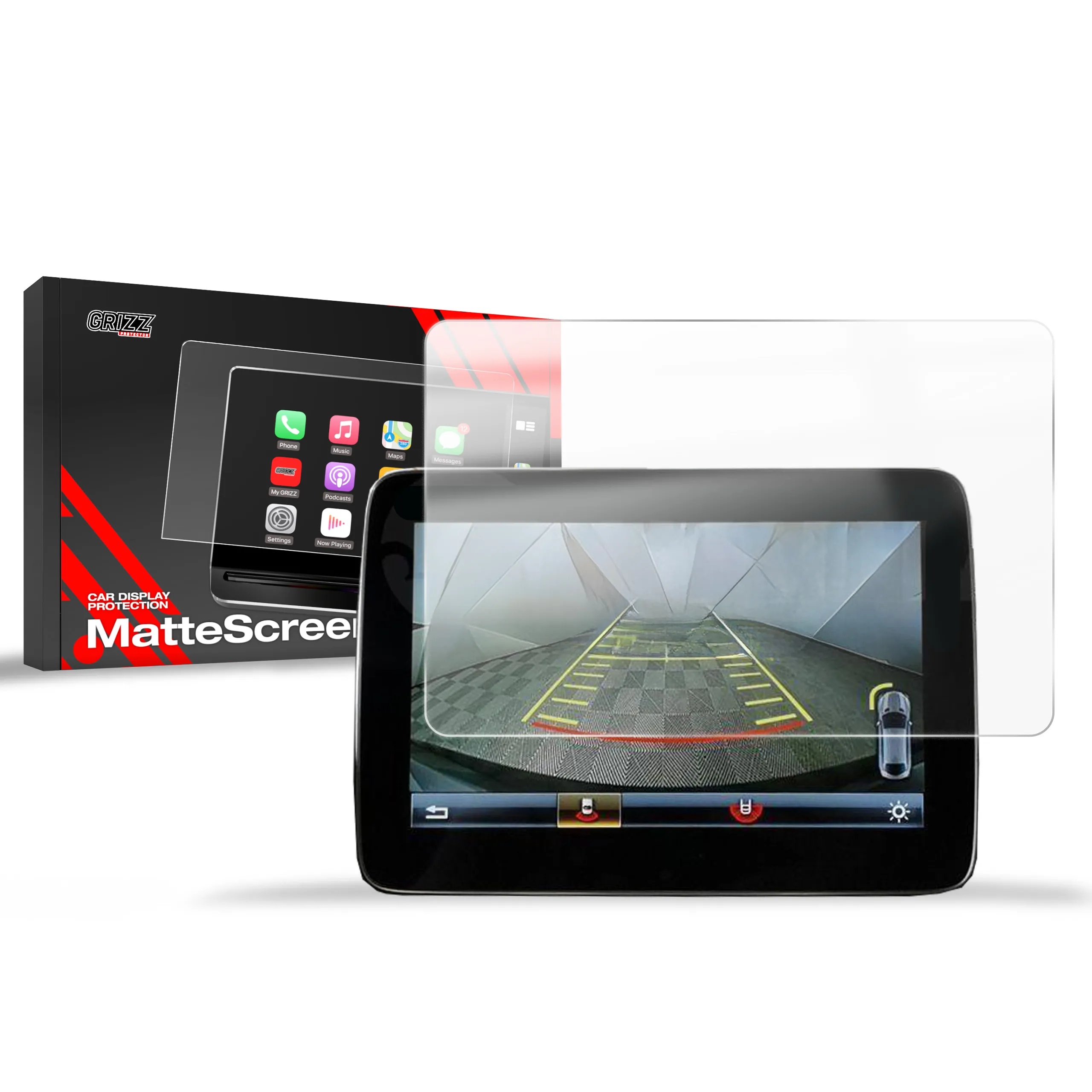 Skjermbeskytter Mercedes A W176 8,4" 2015 - 2019 │ Matt Anti-fingeravtrykk Film Grizz MatteScreen