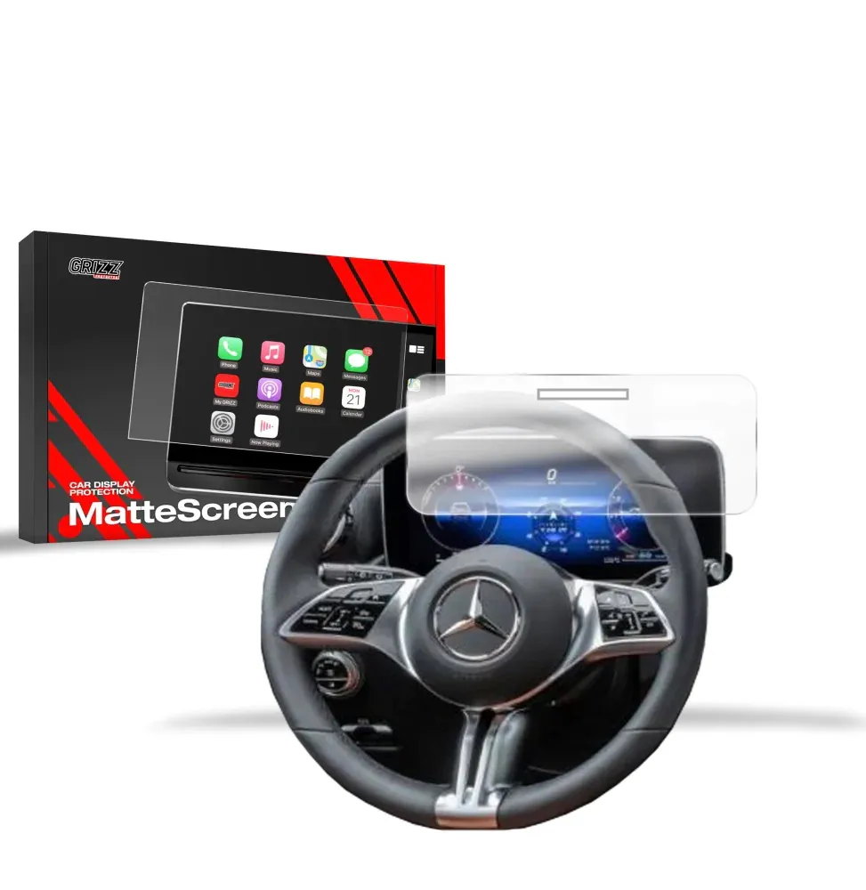Skjermbeskytter Mercedes S W223 Sensor 2020 - 2025 │ Matt Anti-fingeravtrykk Film Grizz MatteScreen