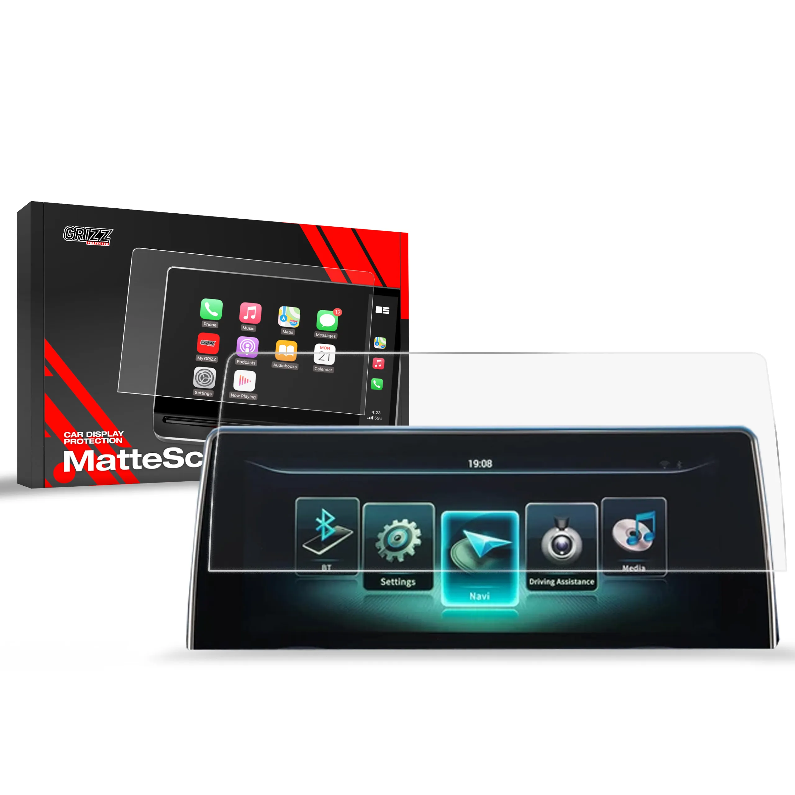 Skjermbeskytter Seres 3 10,25" 2024 - 2025 │ Matt Anti-fingeravtrykk Film Grizz MatteScreen