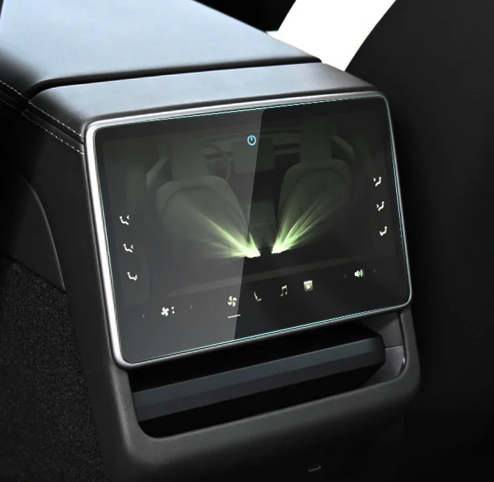 Skjermbeskytter Tesla Model 3 Highland 2023 -> / Tesla Model Y Juniper 2025 -> │ Matt beskyttelsesglass for bakskjerm – bilde 2
