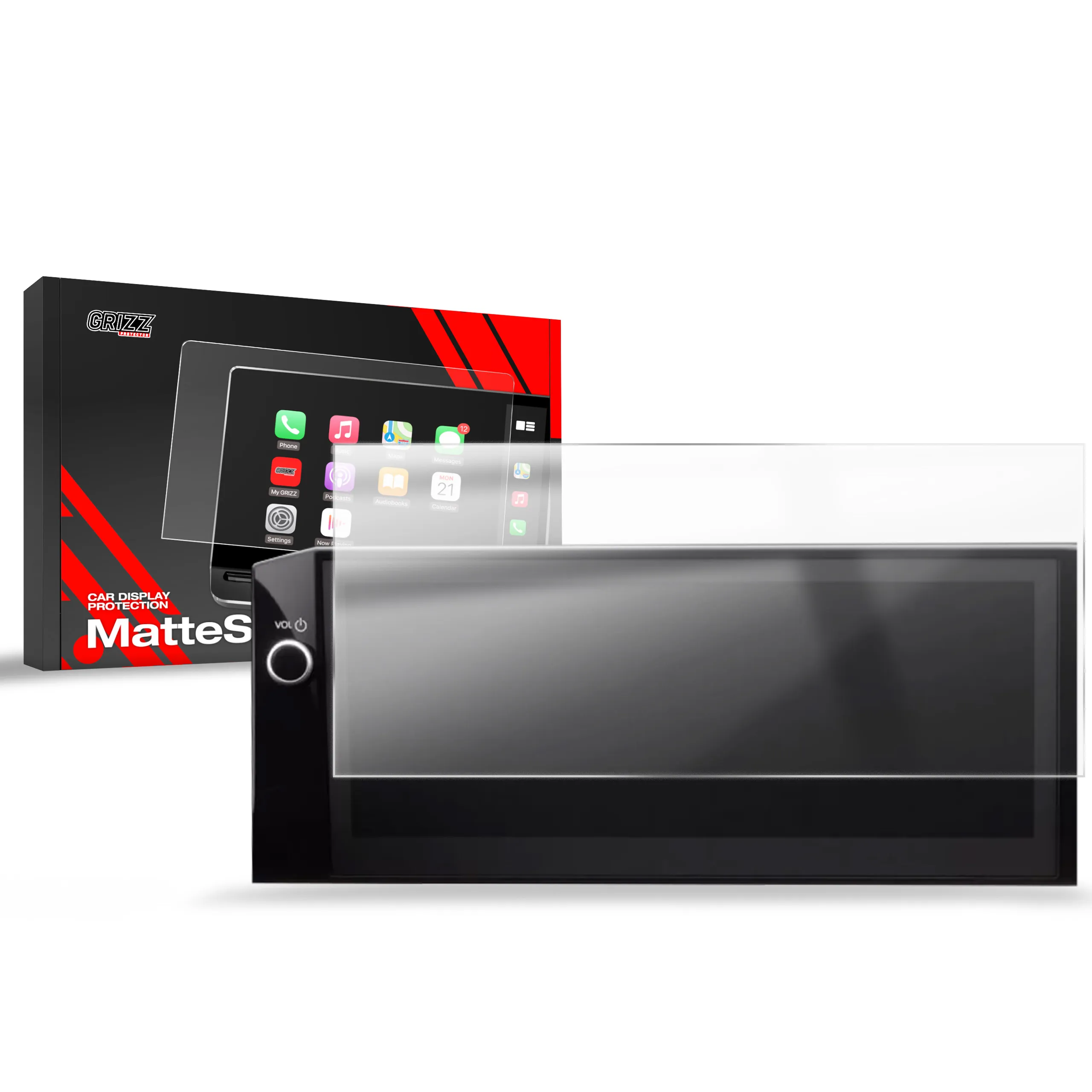 Skjermbeskytter Toyota Camry IX 12,3" 2024 - 2025 │ Matt Anti-fingeravtrykk Film Grizz MatteScreen