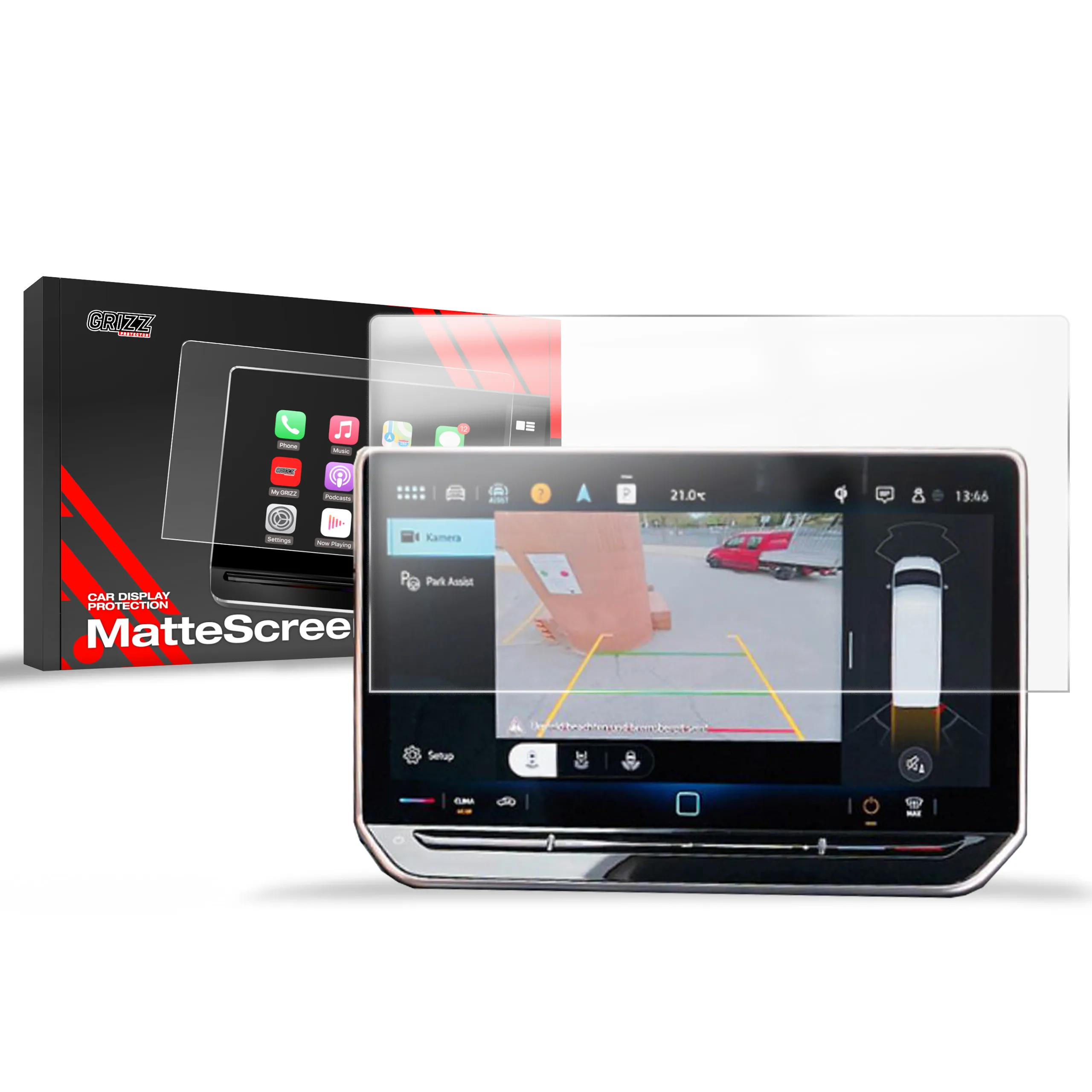 Skjermbeskytter VW Crafter Grand California 10" 2024 - 2025 │ Matt Anti-fingeravtrykk Film Grizz MatteScreen