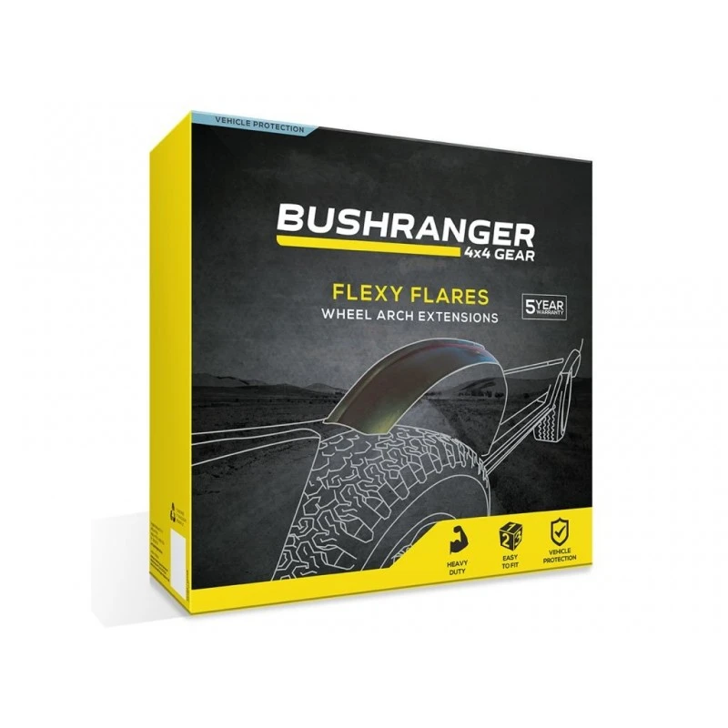 Skjermbredder i gummi 65 mm Bushranger, 13X68