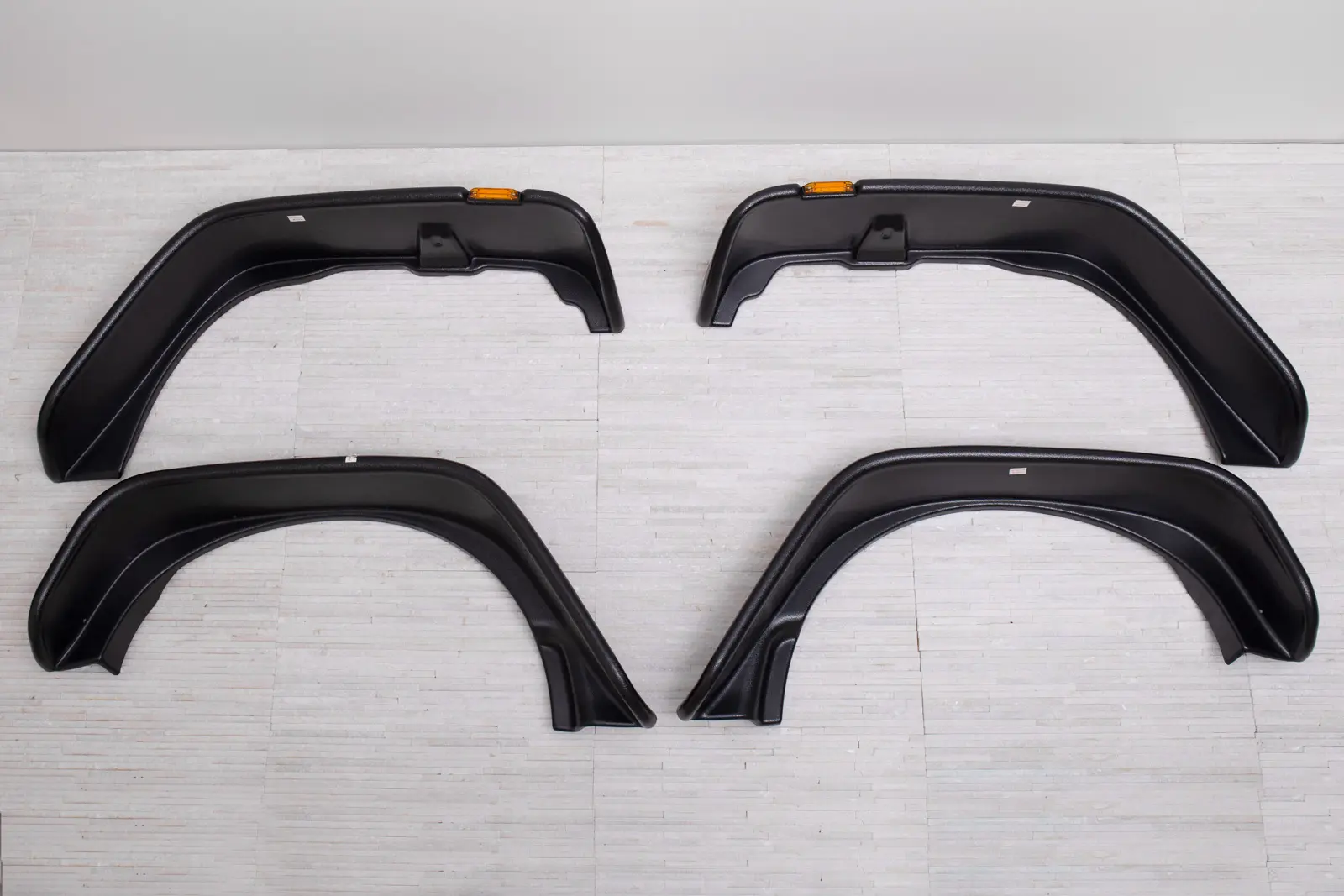 Skjermbreddere Jeep Wrangler JK 2006 - 2018 │ Black m/ LED blinklys – bilde 5