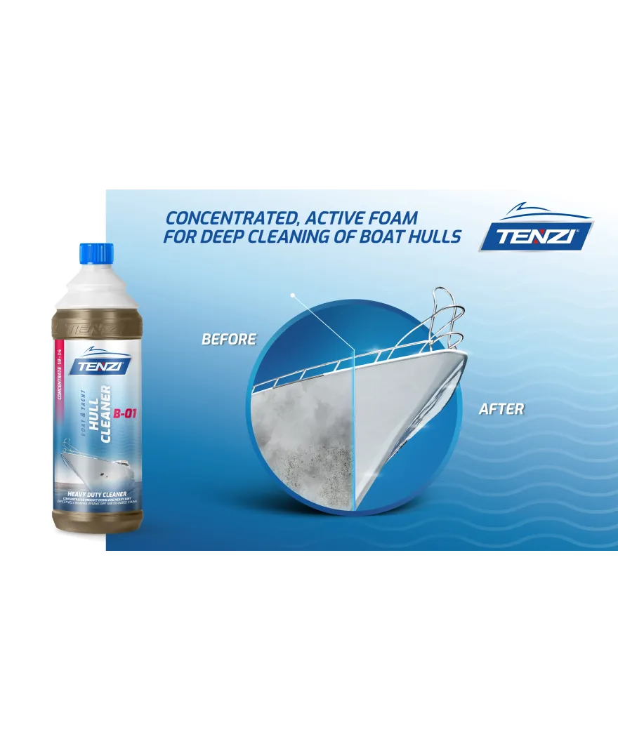 Skrogrens Tenzi Boat Hull Cleaner B-01 til båt og jacht - 1000 ml – bilde 4