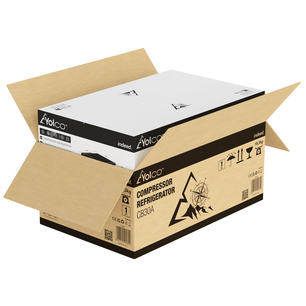 Skuffekjøleskap Yolco CB30A 24 L │ Bluetooth - kompressor - svart – bilde 17
