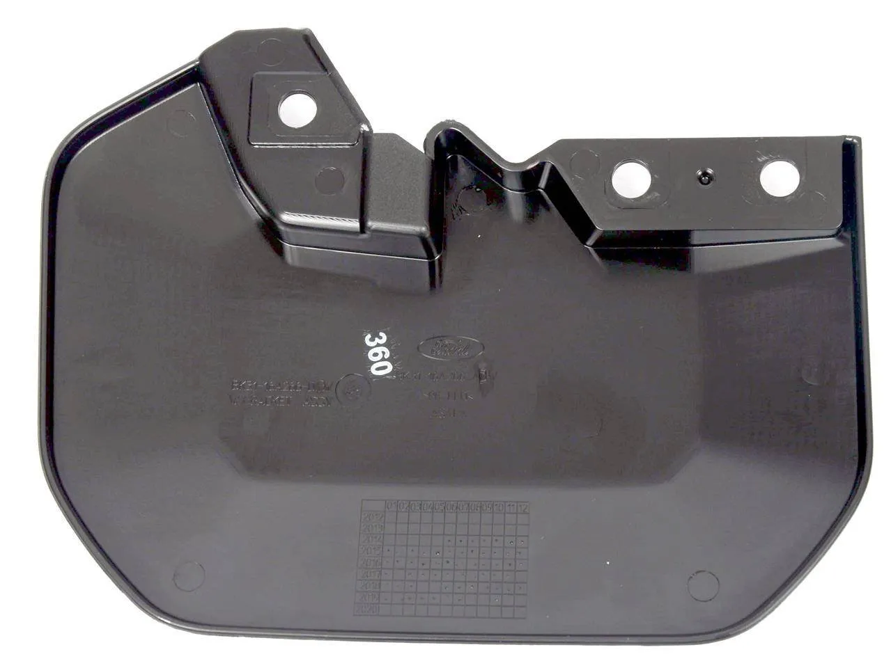 Skvettlapp foran høyre Ford Transit 2013 -> | Genuine® Black - 1 stk. – bilde 2