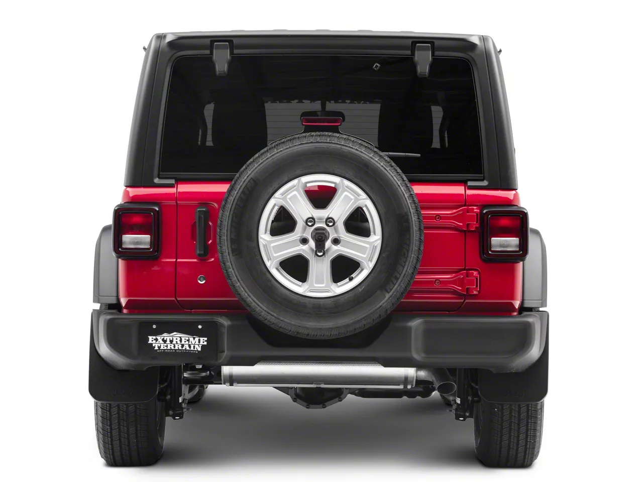 Skvettlapper bak Jeep Wrangler JL 2017 -> │ Genuine® Mopar Mud Guards Kit - sett 2 stk. – bilde 2