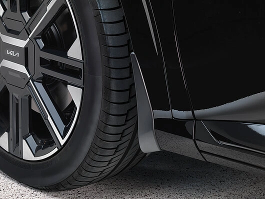 Skvettlapper bak Kia EV6 Facelift 2024 -> | Genuine® Mud Guards Black - sett 2 stk.